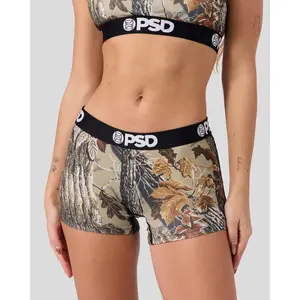 PSD Womens Realtree Xtra Grey Boy Short Underwear - Comfortable, Breathable, Ultra-light Fabric