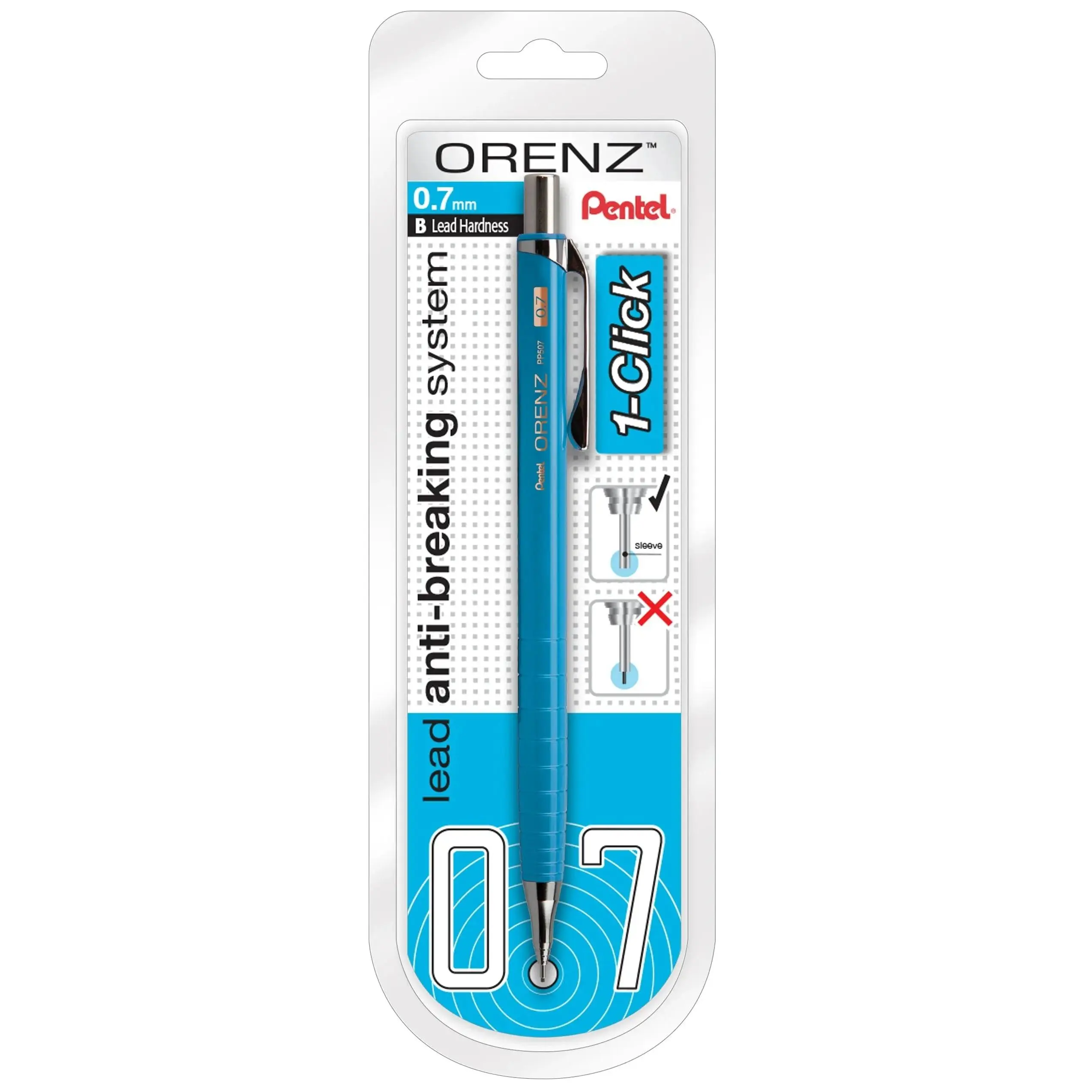 Pentel ORENZ 1-Click Mechanical Pencil, 1-pk