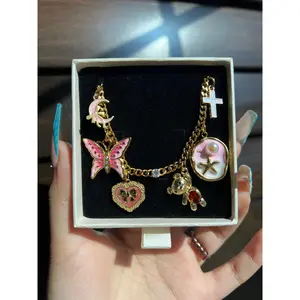 Custom Charm Bracelet - Customizable Design with Unique Charms, Ideal for Personalization and Fashion Accessories