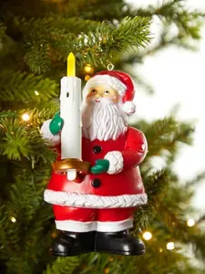 Mr. Christmas Goodnight Lights Santa Ornament