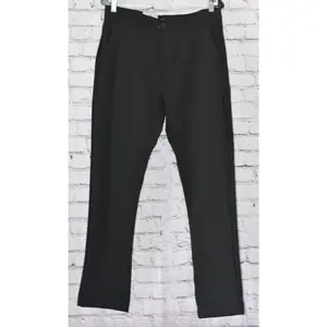 HURLEY Black Men's Water Repellent Hybrid Performance Stretch Pant Slacks 30x32