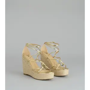Polished Escape Strappy Wedges