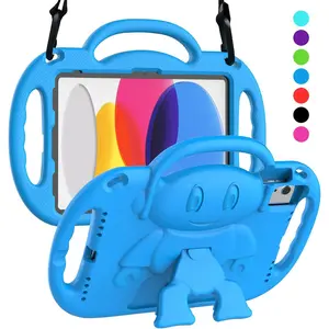 F-PCS11   Case for New iPad 11th Gen (A16) 11-inch 2025 & 10th Generation 10.9" 2022 & Air 11" 2025/2024 & Air 5th/4th Gen & Pro 11, Durable Shockproof Cover with Shoulder Strap Handle Stand, Blue