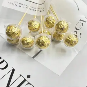 20pcs DIY Candy Chocolate Trays, Chocolate Packaging, Flower Bouquet Materials, 10pcs Clear Balls, 10pcs Bamboo Sticks, Birthday & Valentines Day Party Gifts