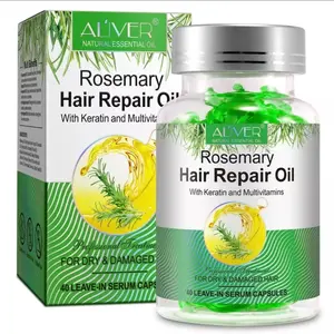 Rosemary oil Hair capsule Hair Vitamin Serum Capsule Moisturizing Hair vitamins