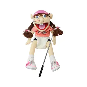 Soft Plush Toy Hand Puppet For Play House,Funny Puppets Toy With Working Mouth,Kid's Gift For Birthday Christmas Halloween Party