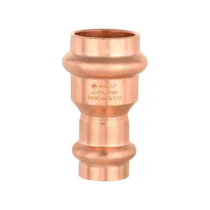 3" X 2" Copper Press X Press Coupling NO Stop (Lead Free)
