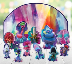 Trolls World Tour Table Decorating Kit for Kids Birthday Parties