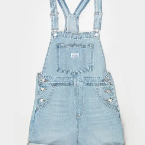 LEVI'S Womens Vintage Shortalls - Abraded Art