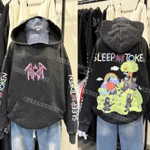 Sleep Token Garden Funny Washed Hoodie, Washed Zip Up Hoodie, Sleep Token Tour 2025 Washed Hoodie, New Song Concert Tour, Gift for Fan ZJLKG