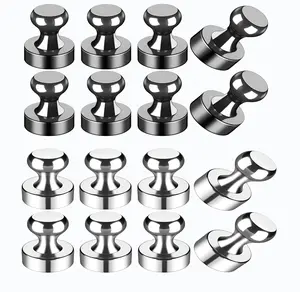 Fridge Magnets Refrigerator Whiteboard Small Strong Magnet Classroom Kitchen Accessories Decorative Locker Set Black Matte Office Calendar Refrigerador Magnetic Cute Crafts Homedecor