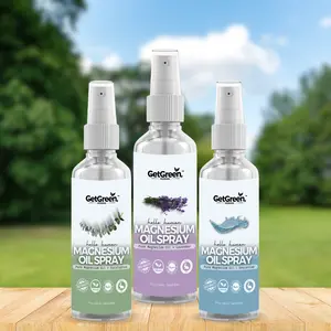 Magnesium Oil Spray (8 fl oz) - Stress Relief, Aches, Discomfort Sleep + Energy (Strong) Vegan, Essential Oil Mineral Spray [Made in USA]