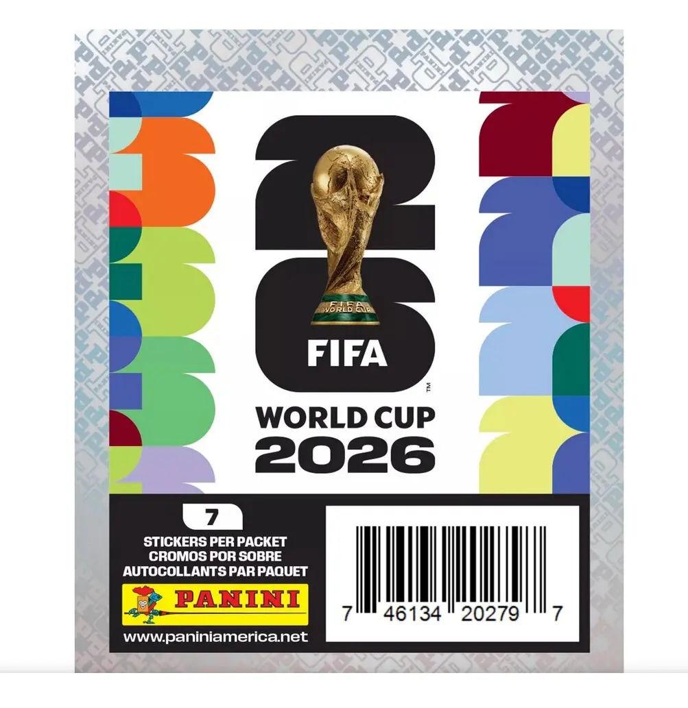 Panini Official FIFA World Cup USA 2026 Soccer Sticker Pack Assortment - Blind Pack Thrill for Collecting, Trading, Completing the Official Album, Collectible for National Teams Fans, New