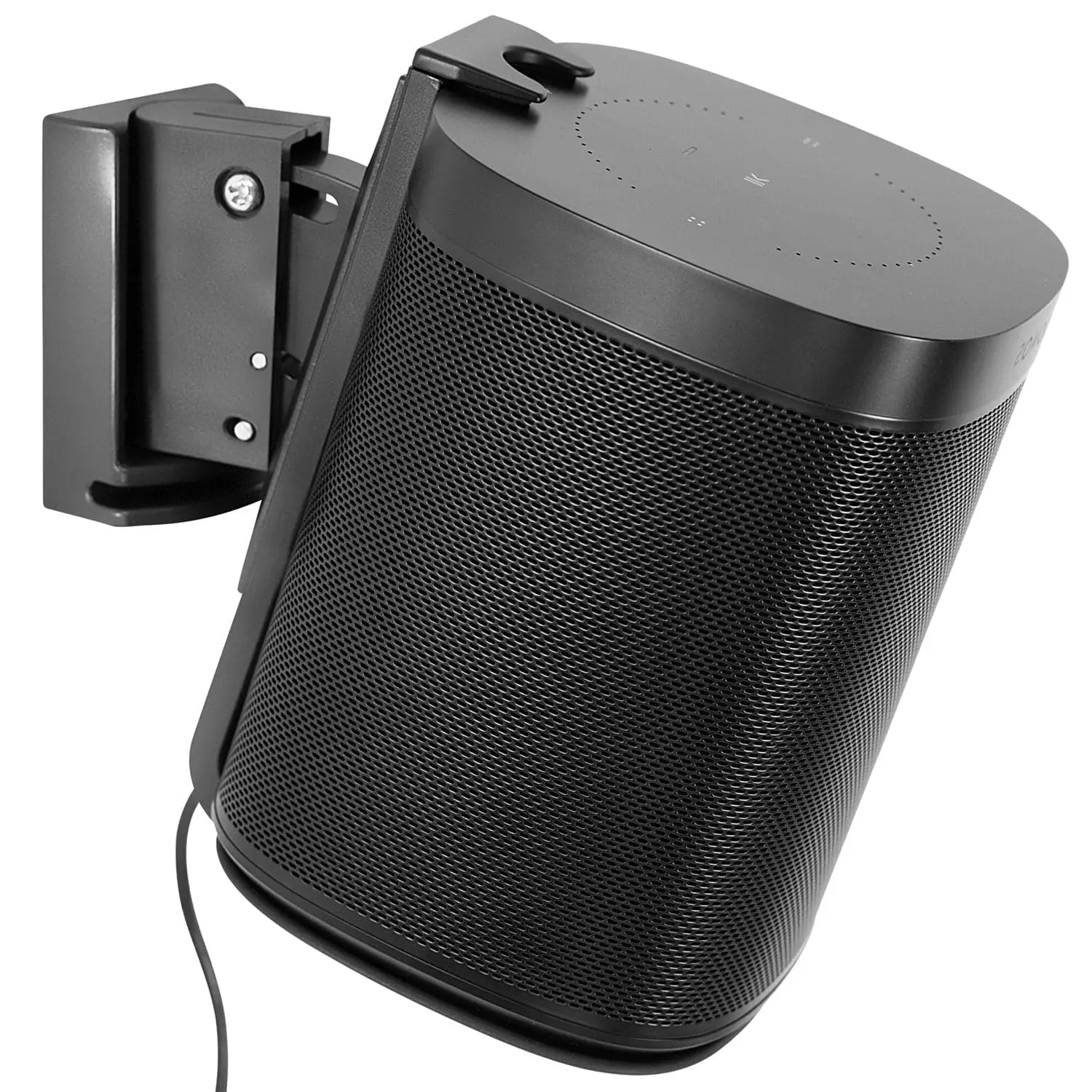 Mount-It! Adjustable SONOS Speaker Wall Mount - Universal Audio Bracket with Swivel & Tilt, Durable Aluminium Build, Audio Accessories with Manufacturer Warranty - for Home or Studio Sound Systems, Manufacturer Warrenty
