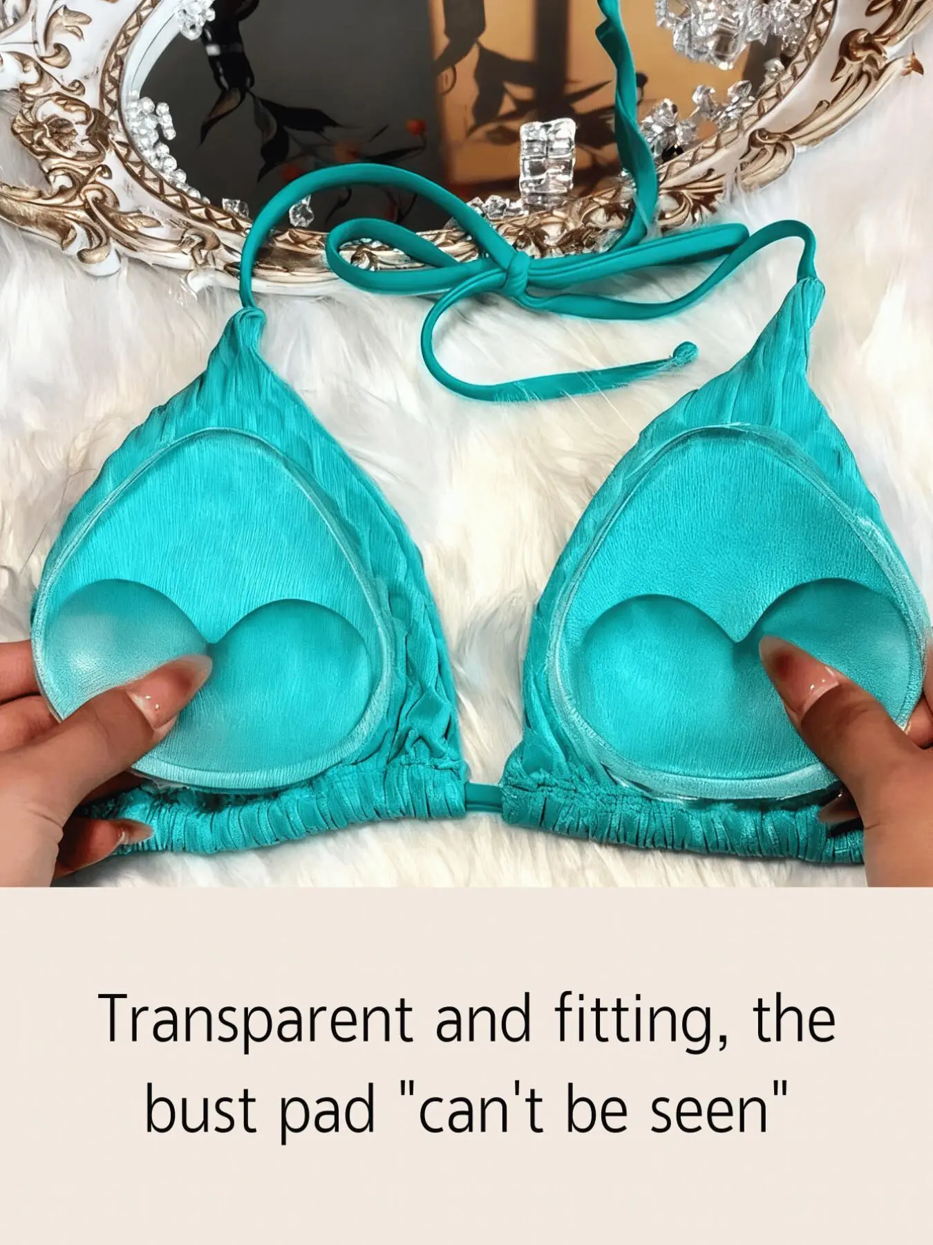 Washable silicone triangle bra pads, invisible push-up inserts, anti-protrusion and breathable, suitable for various bras, ideal for parties, pools, weddings, and everyday life, Breast Chest Pads