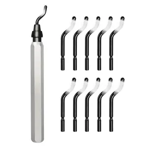 11- Deburring Tool for 3D Printing,  High-Speed Steel  for Smooth Edge Finishing - Ideal for HVAC, Metal &  & Professional Conduit Reaming, 3D Printer AccessoriesQuesear