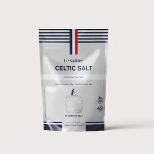 Le Saltier Celtic salt Fleur de Sel 0.55lb Unrefined 100% Mineral-Rich organic Handcrafted