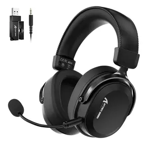 Attack Shark L30pro Wireless Gaming Headphones, 7.1 Surround Sound, Eq Mode, 50mm Driver, 1100mah Battery, Detachable Noise-Canceling Mic, for PC, Surround Sound Headset, Pc Headsets