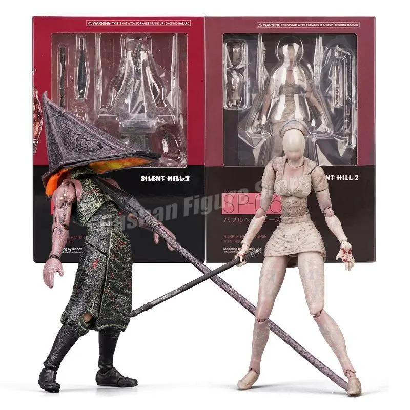 Figma Sp-055 Silent Hill Pyramid Head Action Figure 17cm Red Pyramid ...