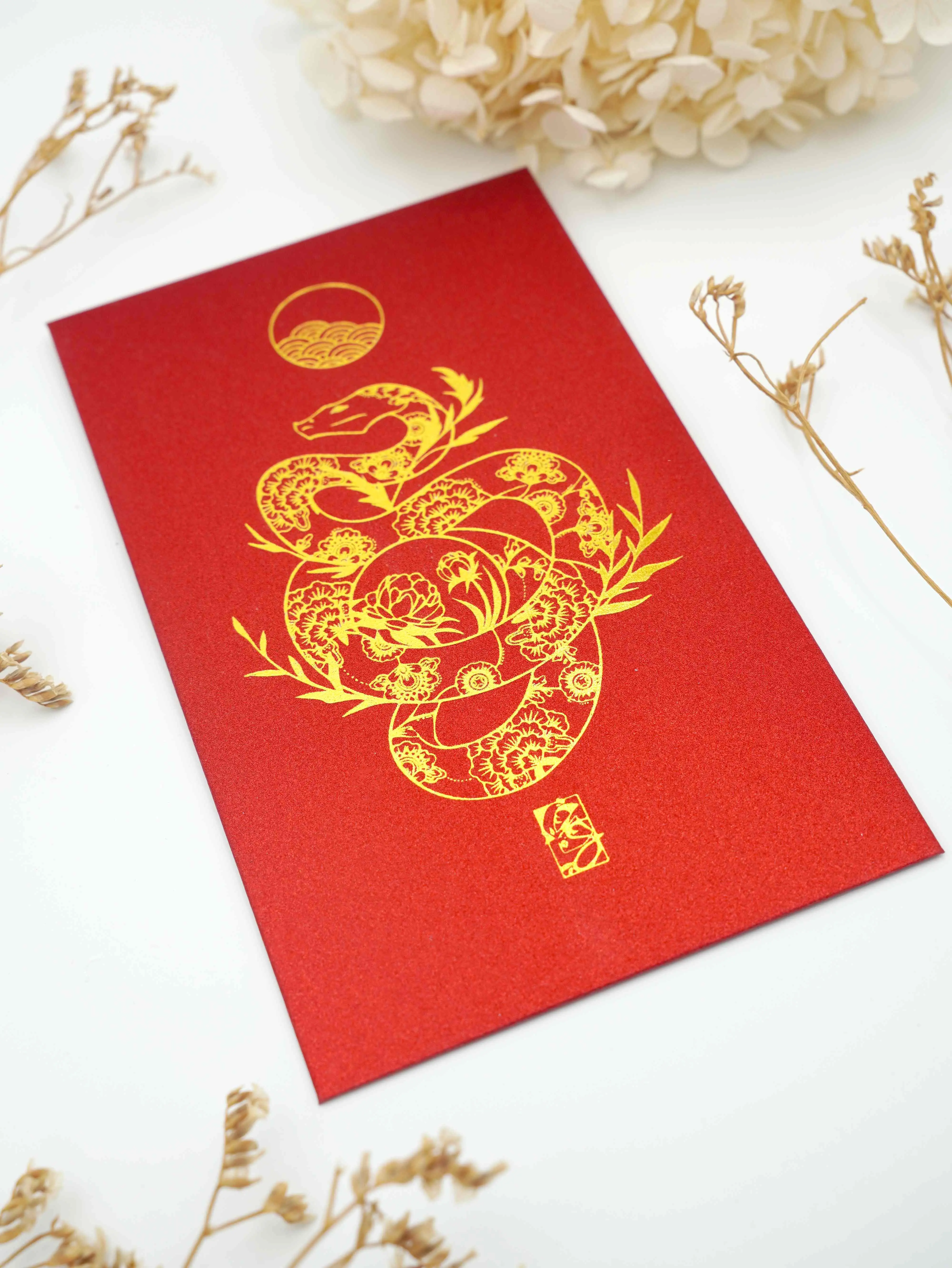 Year of the Snake Red Envelope | Hong Bao, Ang Pao | Original Gift Packet | Lunar New Years Gift | Wedding Packets | Corporate Gifting