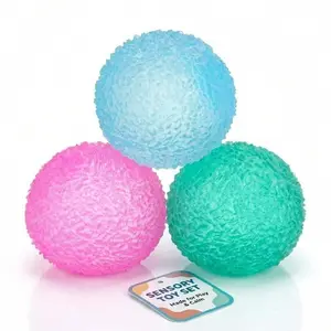 Stress Balls for Adults, Squishy Ball, Sensory Textured Memory Gel Fidget Toys for Kids/Adults, Hand Exercises, Anxiety Relief Products, Squeeze Ball, Easter Gifts, Party Favors