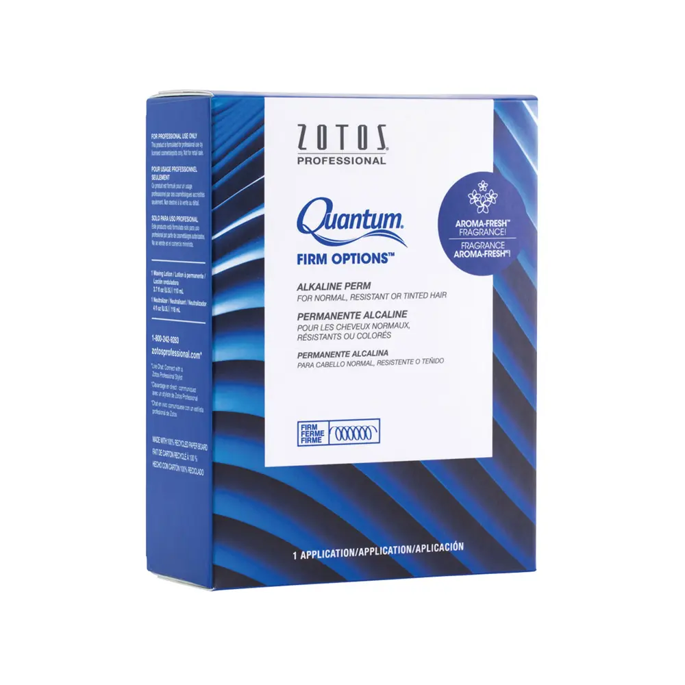 Zotos Quantum Firms Perm Treatment for Frizz-Free Curls, with Argan Oil & Equalizer 3 Conditioner for Normal, Resistant & Tinted Hair, Hair Treatment