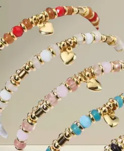 Unisex Bead Bracelet with Faux Pearl Jewelry Exquisite Chain Design Fashionable Jewelry Accessories