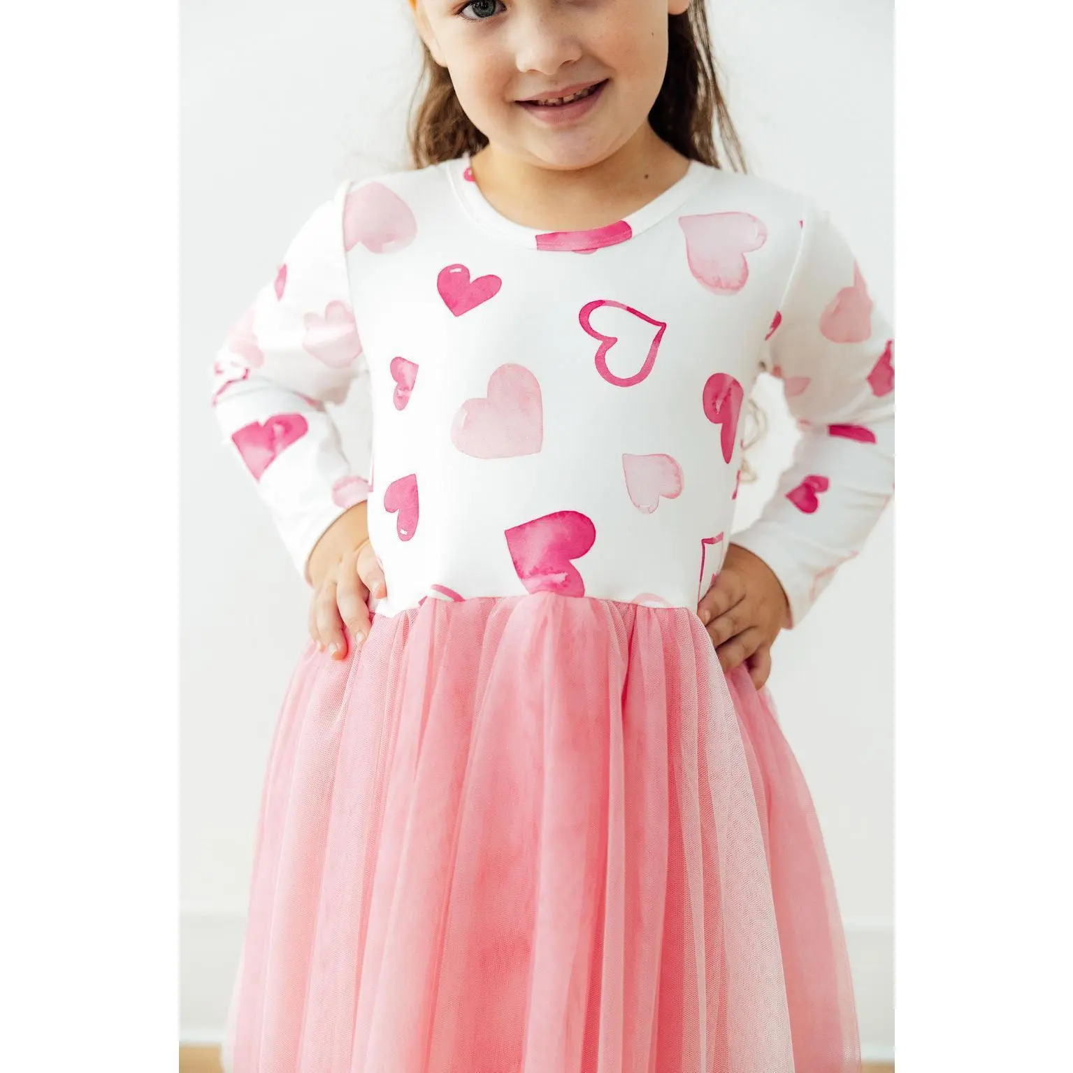 SALE Valentine's Wishes L/S Tutu Dress