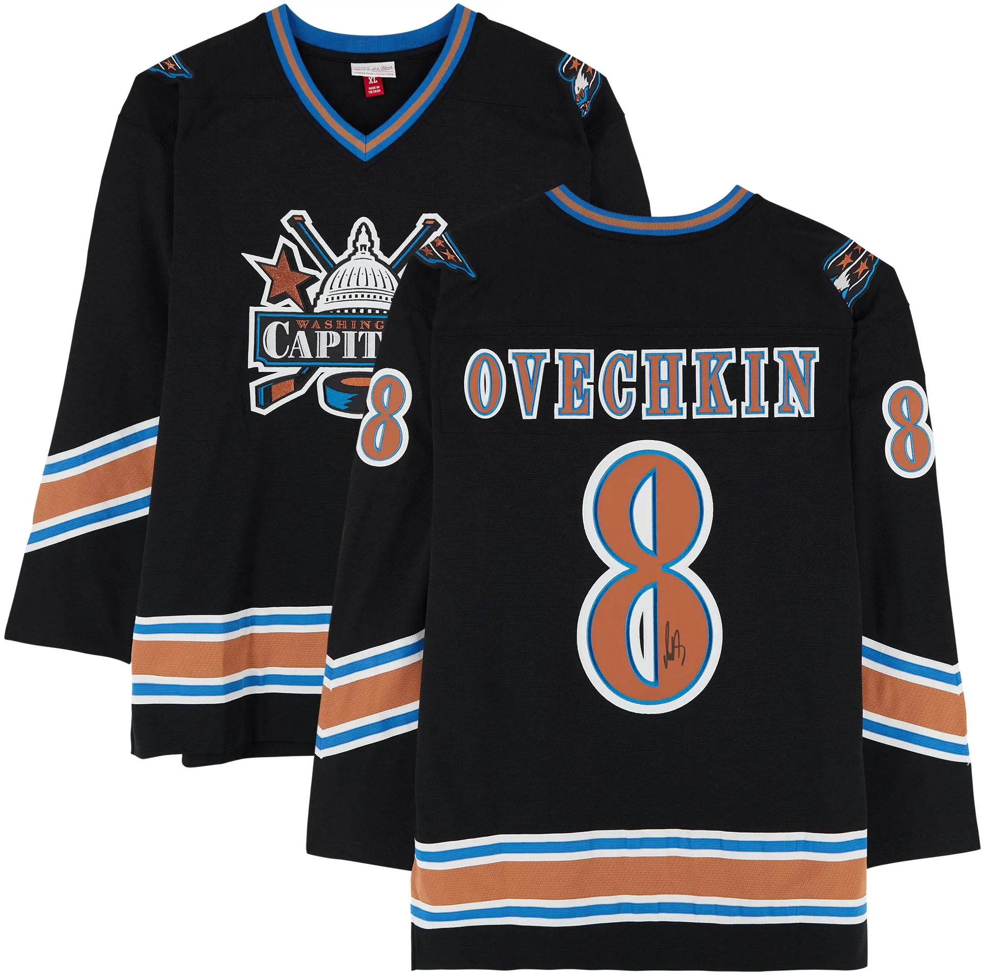 Alex Ovechkin Washington Capitals Autographed 2005 Black Mitchell & Ness Replica Jersey - Fanatics Authentic Certified