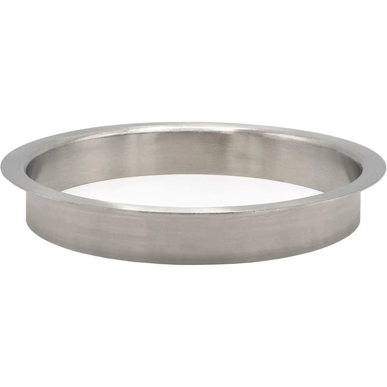 304 Polished Rustproof Stainless Steel Countertop Trash Grommets, 6" Nominal Diameter x 1" Height, Kitchen/Commercial/Public Spaces Use, Cutout Fit Insert