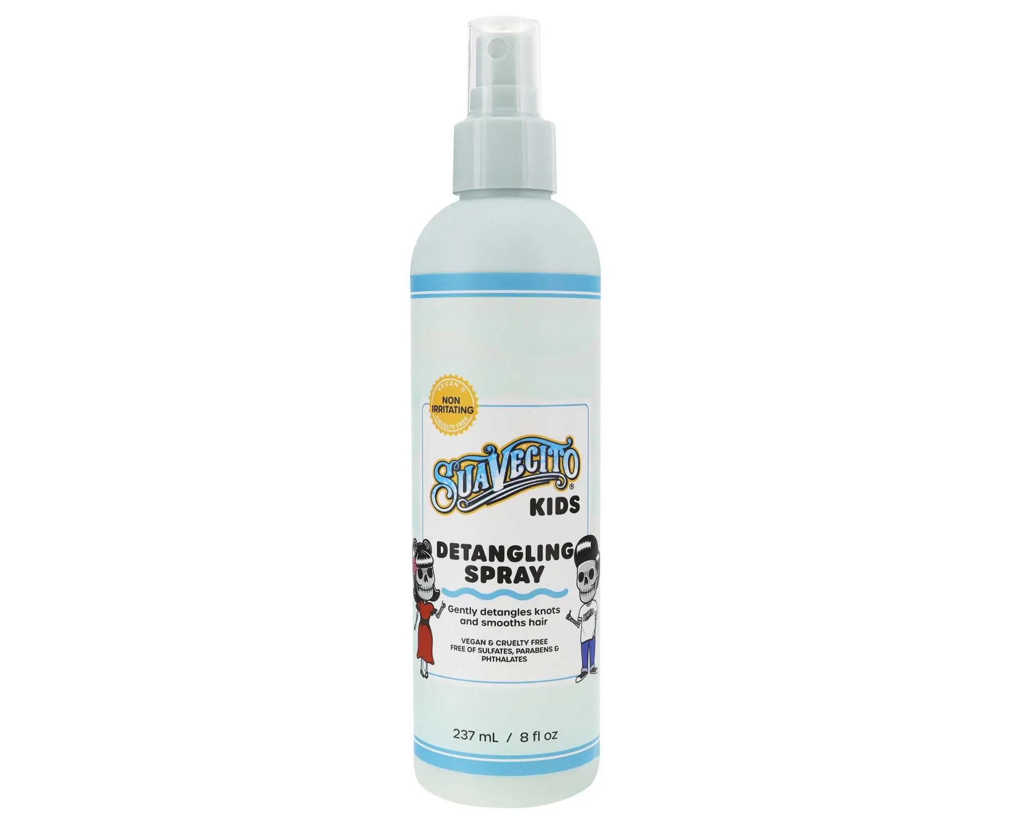 Suavecito Kids Detangling Spray – Gentle Leave-In Conditioner for Boys & Girls | Tangle-Free Hair with No Tears | Lightweight, Non-Greasy, Paraben-Free Formula