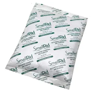 SMELLRID Reusable Activated Charcoal Air Purifier & Smell Eliminator [1 Pack] - XX Large 500g (7.5" x 8.7") Pack Treats 250 Sq. Ft. - Premium Natural Air Cleaner for Home, Business & More