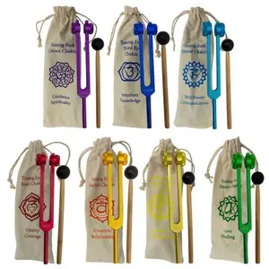 Weighted Tuning Fork- 7 Chakras w/ Bags - Tuned