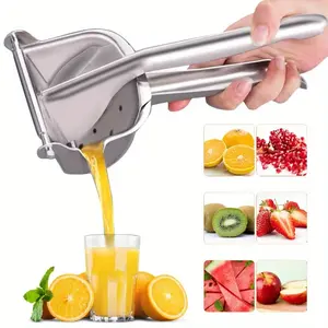 Heavy-Duty Metal Lemon Squeezer -Easy Manual Citrus Press Juicer Ergonomic & Durable for Fresh Juice Apple Juicer For Restaurant Fruit Kitchen Utensils