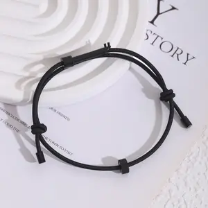 Minimalist Tungsten Carbide Wristband with Gear-Shaped Window-Breaker for Emergency Escape Adjustable Bracelet for Men and Women