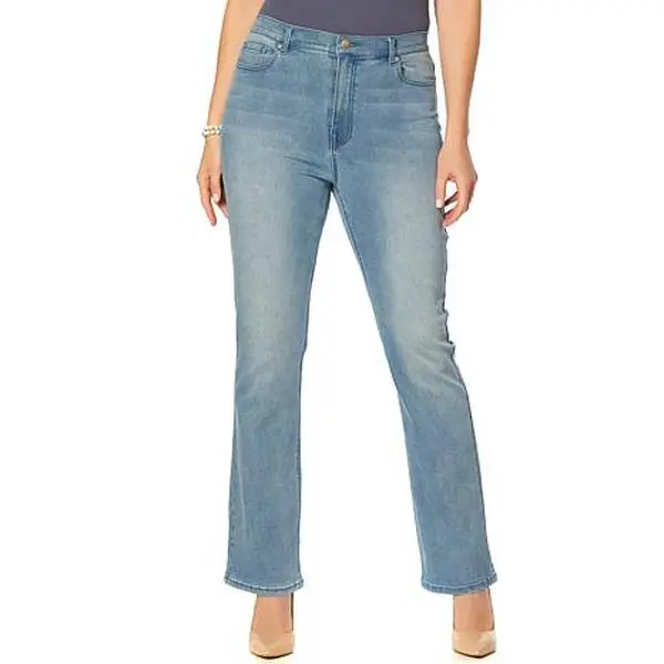 DG2 by Diane Gilman Virtual Stretch Denim Bootcut Jean - Basic
