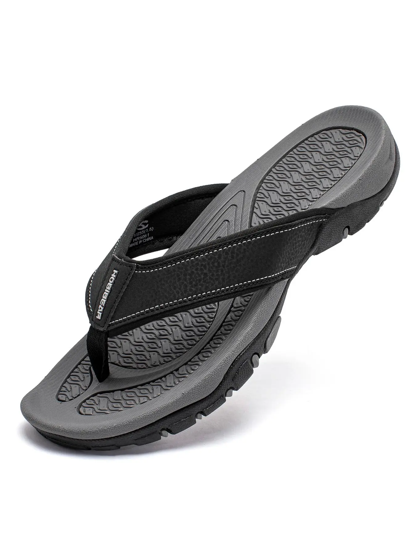 HOBIBEAR  Men's sandals, slippers, new breathable men's beach shoes, summer casual open toe flip flops, Fashionable flip flops, Footwear, Footwear For Beach