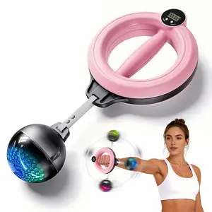 Weighted Wrist Trainer Ring, 360 Degree Rotating Forearm Strengthener for Men Women, Portable Home Gym Fitness Equipment for Arm Shoulder Workout