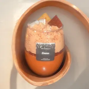 S'mores Candle- Scented Candle, Chocolate, Marshmallow, hand poured premium candle