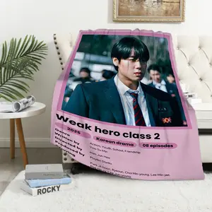 Weak Hero Class 2 TV Movie Blankets Warm Throw Picnic Blanket Fluffy Soft Plaid With Print Plead Cover Throwing King Lid