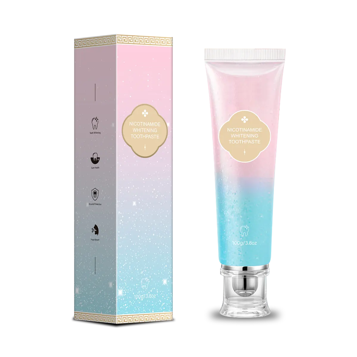 1PCS Probiotic Whitening Toothpaste Nicotinamide, Free of Fluoride, Anti plaque  Oral Health Management Teeth Whitening Solution Quickly Purify The Oral Cavity