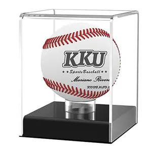 KKU Baseball Display Case, Baseball Holder for Ball Display Cube Box, UV Protected Acrylic Baseball Storage Official Size Box , Memorabilia Display Case for Baseball