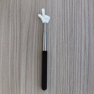 Adjustable Extendable Teaching Pointer, Non-Slip Matte Handle, Fun Finger Design, Flexible Extension, Classroom & Home Use, Interactive Tool, Office Desk Accessories, Classroom Supplies, Pointer Stick