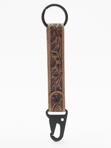 Western Days Hand-tooled Leather Key Fob