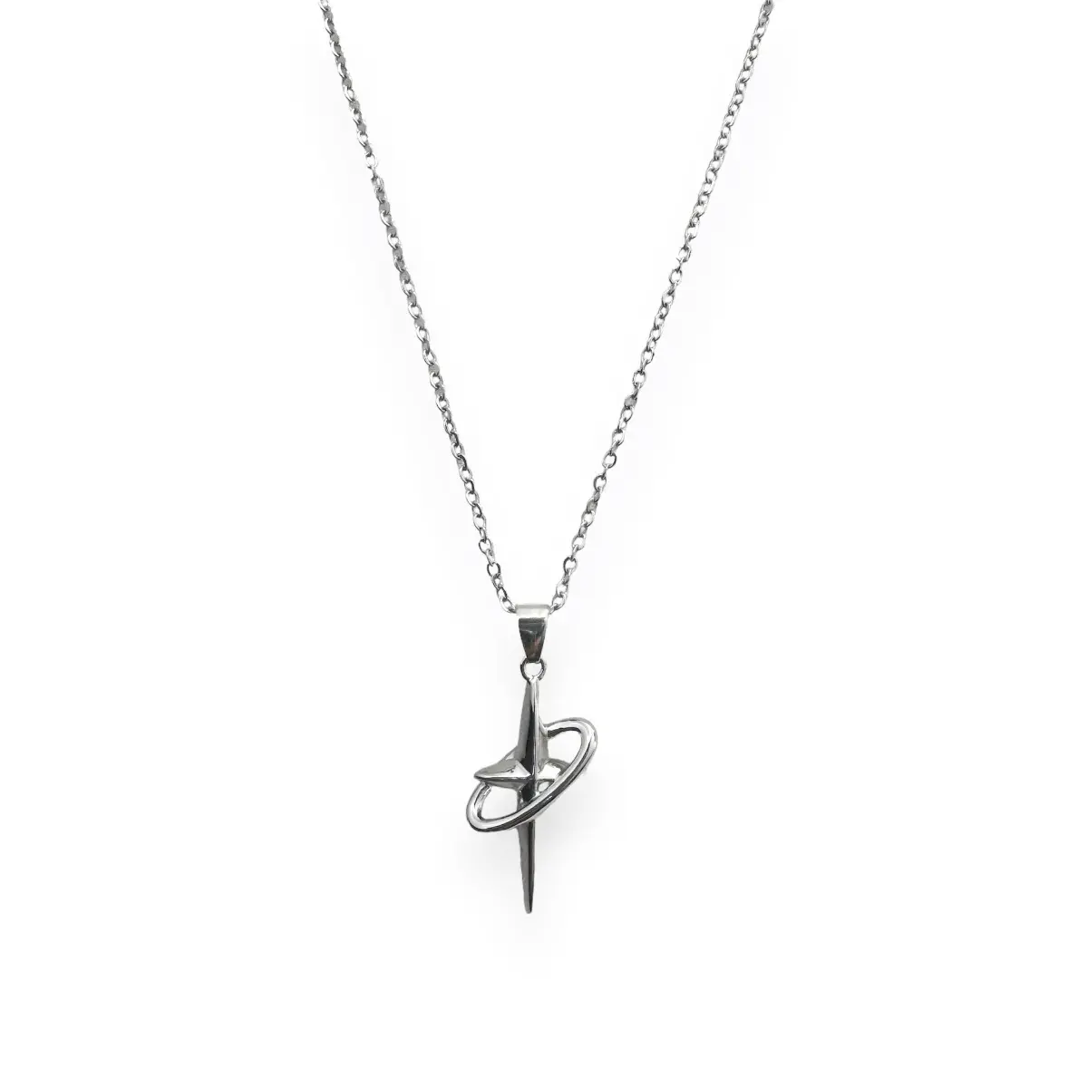 Star Pendant Necklace for Men Women Streetwear Unisex Style