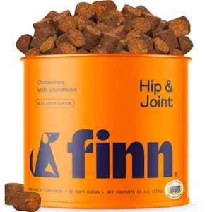 Hip & Joint -   With Glucosamine, Chondroitin, MSM, Turmeric & Green-Lipped Mussel to support healthy hips, joints & mobility