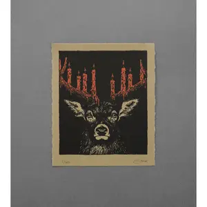 Red Antlers - High-Quality Print