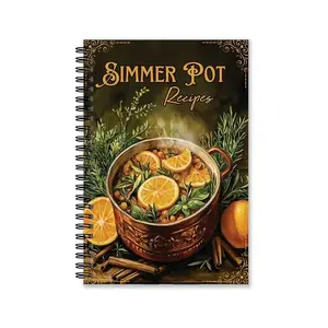 All-In-One Aromatherapy Pot Recipe Notebook, Step-By-Step Guide for Homemade Fragrant Aromatherapy Pots at Home, Essential DIY Tutorial