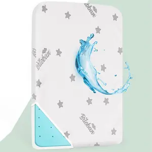 Crib Mattress Topper Pad Waterproof, 2-Inch Toddler Bed Mattress Fit Baby Toddler with Removable Crib Topper Cover Protector Machine Wash & Non-Slip| 52"x 27"