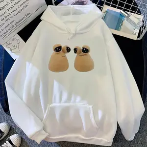 Pou hoodies women 2023 sweat y2k graphic y2k aesthetic Hooded Shirt sweater female long sleeve top Hood